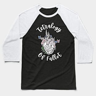 Tetralogy Of Fallot Anatomical Heart Cardiac Nurse Nursing Baseball T-Shirt